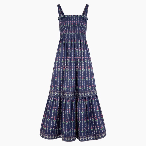 Hill House Dresses & Skirts - Hill House Home The Anjuli Nap Dress - Navy Trailing Fern Size XXSNavy Trailing